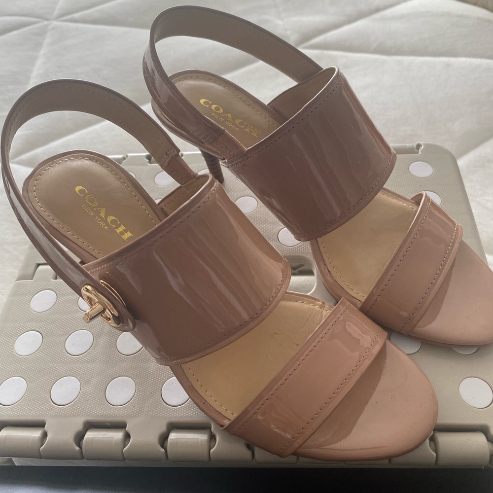 Coach Marla Patent Leather Sandals - Picture 2 of 13